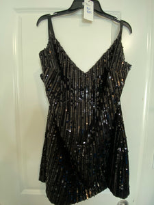 Sequined Sexy Dress-18w